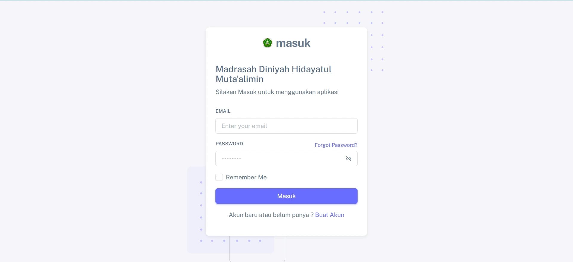 Sistem Penilaian siswa pada Madrasah Diniyah
